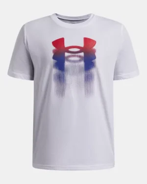 UA Logo Blur Boys Short Sleeve