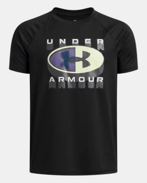 UA Tech Graphic Boys Short Sleeve