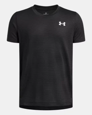 UA Tech Vent Jacquard Boys Short Sleeve