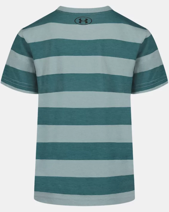 UA Printed Stripe Toddler Boys Short Sleeve - Image 2