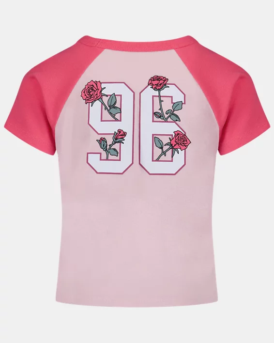 UA New Prep Raglan Little Girls Short Sleeve - Image 2
