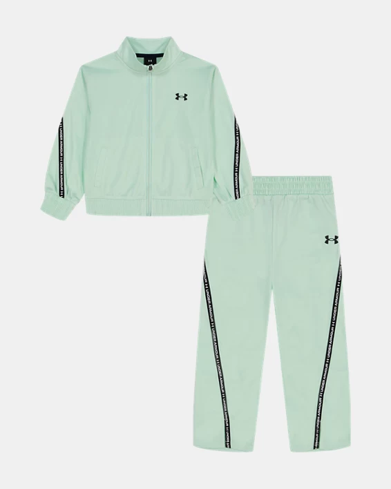 UA Rival Taping Little Girls Track Suit
