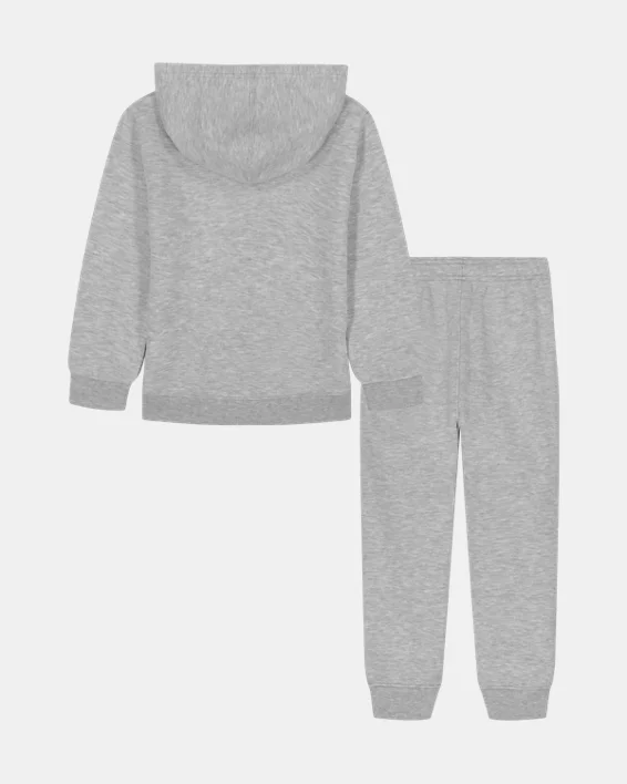 UA Branded Logo Toddler Boys Zip-Up Hoodie Set - Image 2