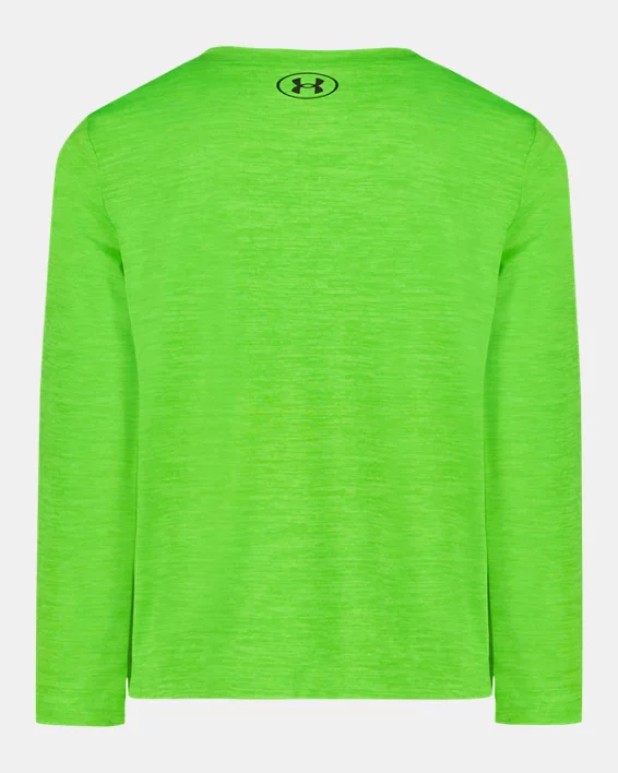 UA Logo Frame Twist Tech Toddler Boys Long Sleeve - Image 3