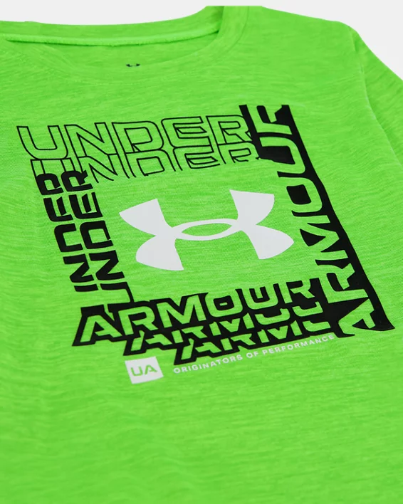 UA Logo Frame Twist Tech Toddler Boys Long Sleeve - Image 2
