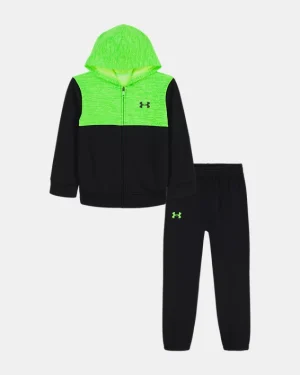 UA Colorblock Toddler Boys Zip-Up Hoodie Set