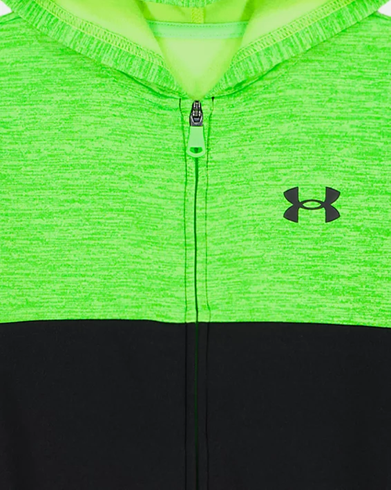 UA Colorblock Toddler Boys Zip-Up Hoodie Set - Image 2