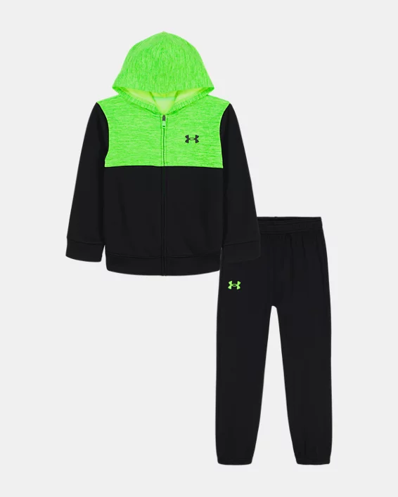 UA Colorblock Infant Boys Zip-Up Hoodie Set