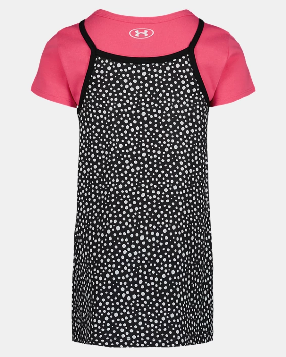UA Dots Toddler Girls Baby T Dress Set - Image 3