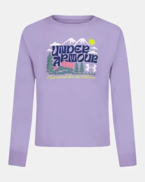 UA Flower Mountain Girls Long Sleeve