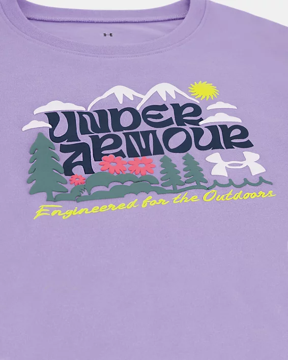 UA Flower Mountain Girls Long Sleeve - Image 2