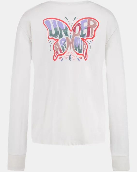 UA Butterfly Girls Long Sleeve - Image 2