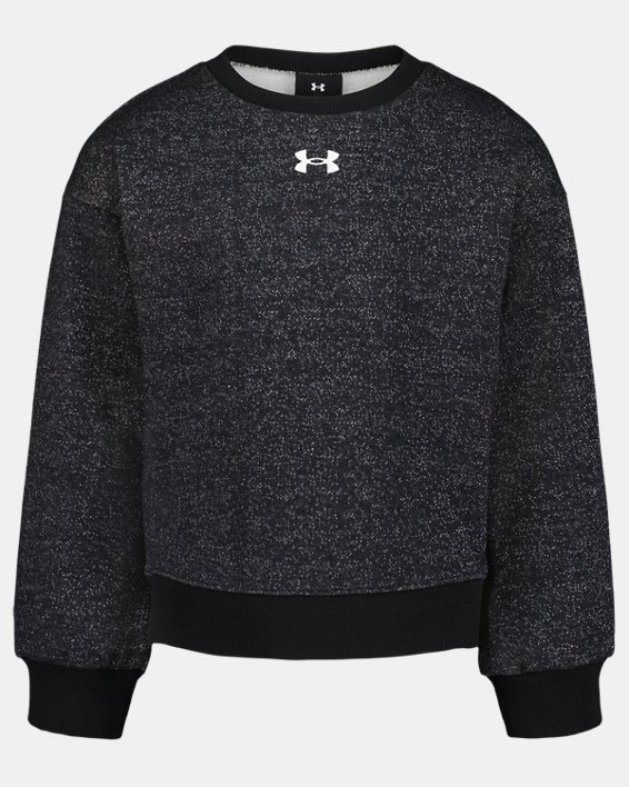 UA Rival Sparkle Little Girls Crewneck