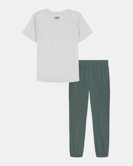 UA Tech Infant Boys Short Sleeve & Joggers Set - Image 2