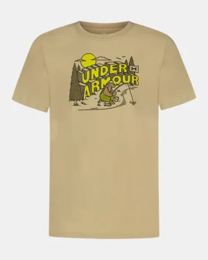 UA Bear Fishing Boys Short Sleeve