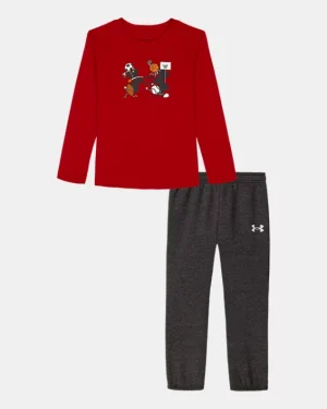 UA Multi Sport Logo Toddler Boys Long Sleeve & Joggers Set