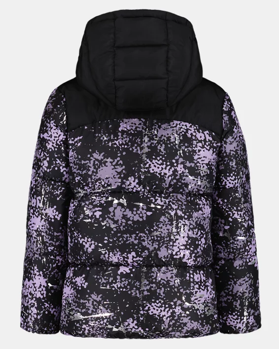 UA Prime Printed Girls Puffer Jacket - Image 3