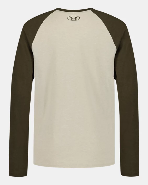 UA Frogskin Boys Long Sleeve Raglan - Image 2