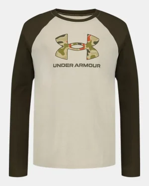 UA Frogskin Boys Long Sleeve Raglan