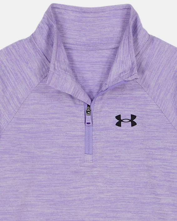 UA Twist Tech Infant Girls Zip & Leggings Set - Image 2