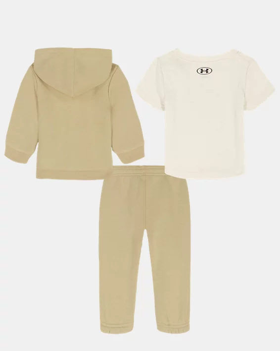 UA Rival Newborn Boys 3-Piece Hoodie Set - Image 3