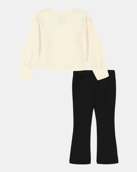 UA Velour Infant Girls Flare Set - Image 2