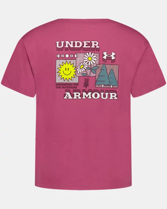 UA Outdoor Phases Girls T-Shirt - Image 2
