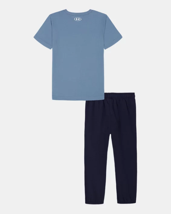 UA Tech Infant Boys Short Sleeve & Joggers Set - Image 2