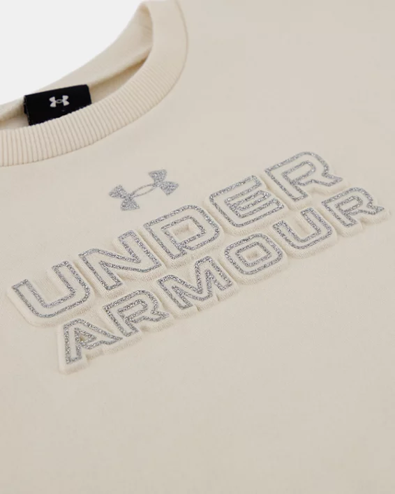 UA Rival Toddler Girls Crewneck Pullover - Image 2