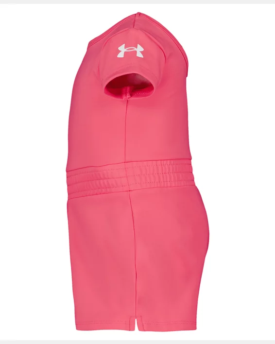 UA Short Sleeve Newborn Girls Romper - Image 5