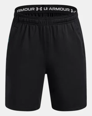 UA Tech Vent Print Blocked Boys Shorts