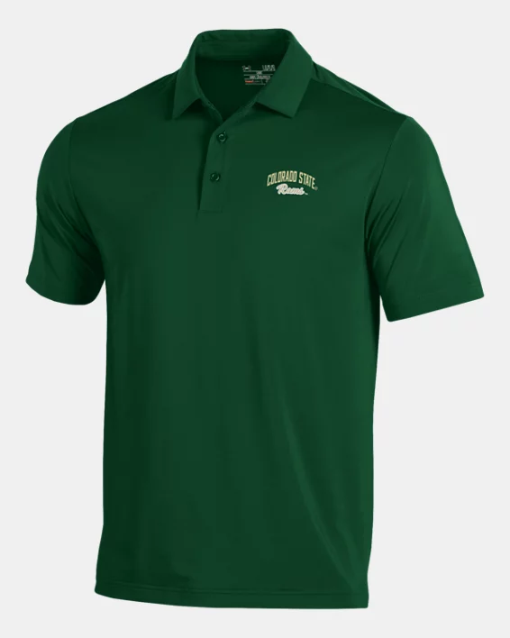 UA Tee To Green Collegiate Mens Polo - Image 3