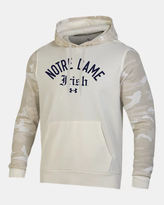 UA Rival Fleece Collegiate Blocked Mens Hoodie - Image 3