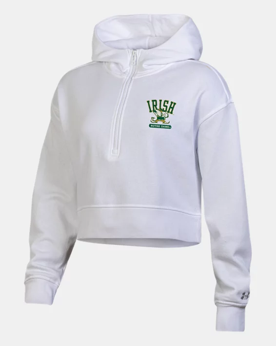 UA Rival Fleece Collegiate Womens Zip Hoodie - Image 3