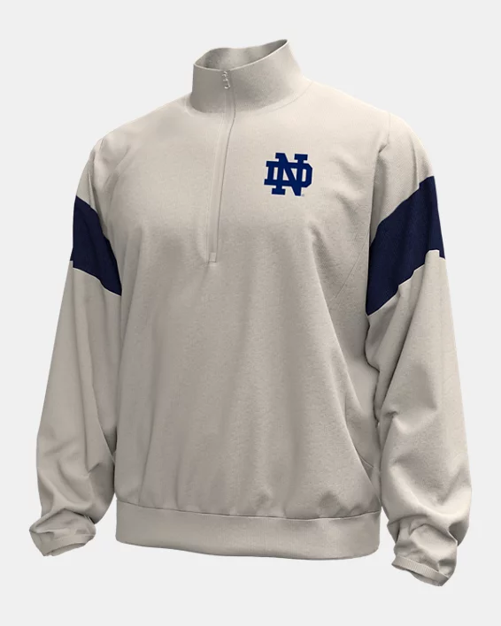 UA Gameday Icon Double Knit Fleece Collegiate Mens Zip - Image 3