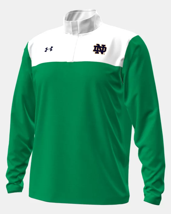 UA Tee To Green Collegiate Blocked Mens Zip