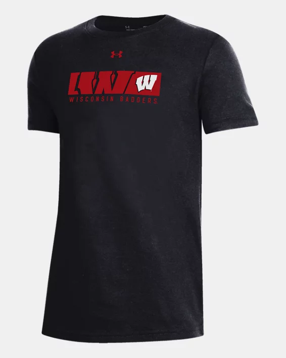 UA Performance Cotton Collegiate Kids Short Sleeve