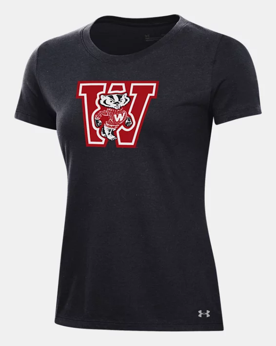 UA Performance Cotton Collegiate Womens Short Sleeve - Image 3