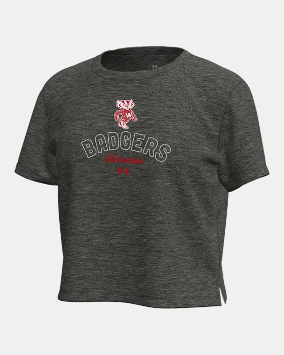 UA Breezy Collegiate Girls Short Sleeve