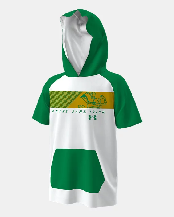 UA Gameday Armourfuse Collegiate Kids Short Sleeve Hoodie