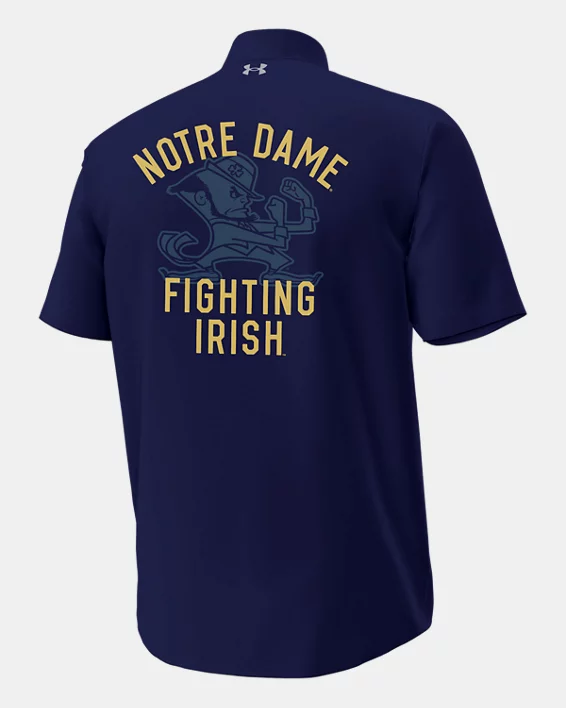 UA Gameday Armourfuse Camp Collegiate Mens Shirt - Image 4