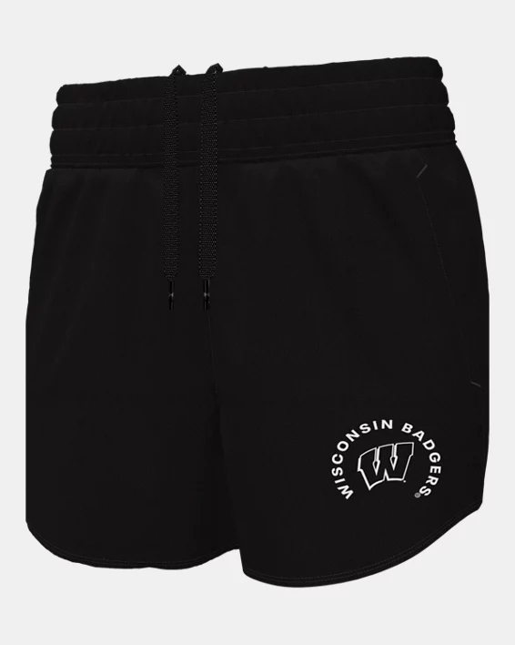 UA Flex Woven Collegiate Womens Shorts - Image 4