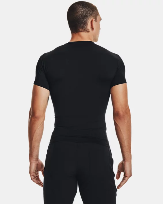 Tactical HeatGear Compression Mens V-Neck T-Shirt - Image 2