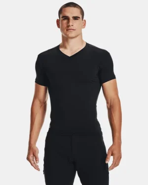 Tactical HeatGear Compression Mens V-Neck T-Shirt