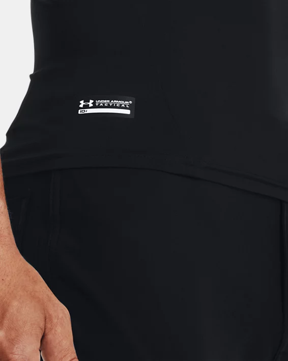 Tactical HeatGear Compression Mens V-Neck T-Shirt - Image 4