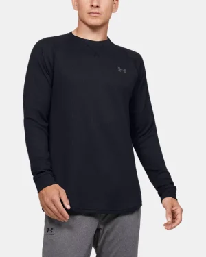 UA Waffle Mens Crew Long Sleeve