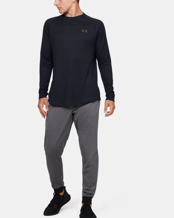 UA Waffle Mens Crew Long Sleeve - Image 4