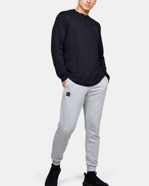 UA Waffle Mens Henley - Image 4