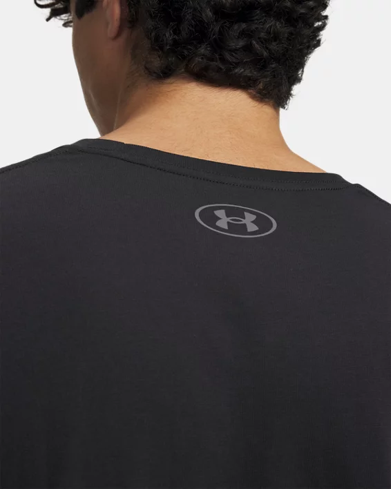 UA Left Chest Logo Mens Short Sleeve - Image 3