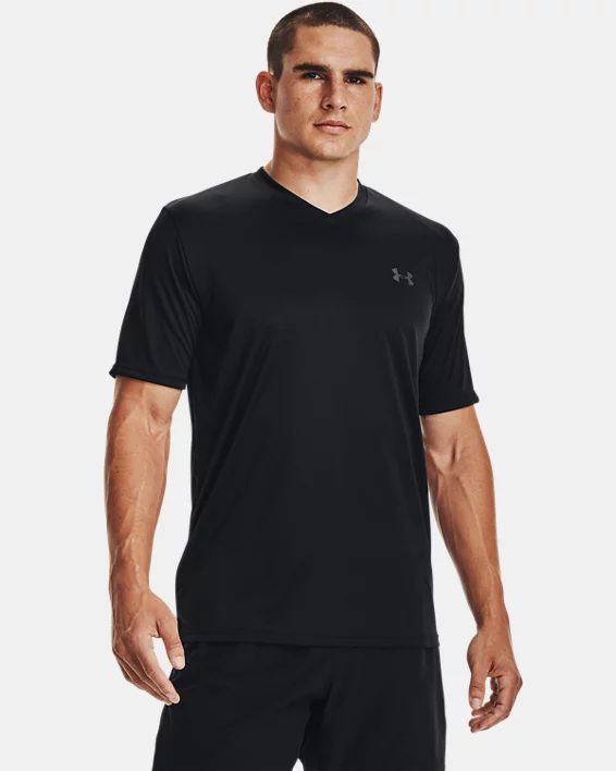UA Velocity Mens V-neck Short Sleeve